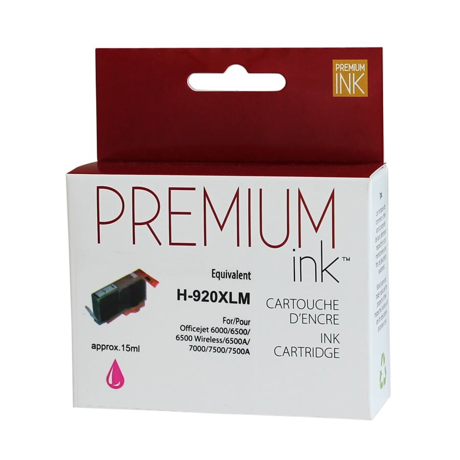 HP No. 920XL CD973A Alternative Magenta Premium Ink HP No. 920XL CD973A Alternative Magenta Premium Ink